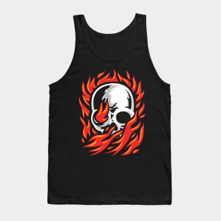 Fire Skull Tank Top